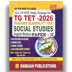 TG TET 2026 Social Studies Paper 2 By Ramaiah Publications [English Medium] - 999 - 699