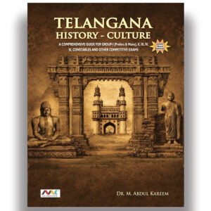 Telangana History & Culture - M Abdul Kareem Sir [English Medium] - MAK Publications