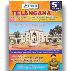 PNR Telangana History, Movement - State Formation, Arts & Culture 5th Edition 2025 - English Medium