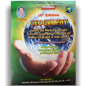 MC Reddy APPSC GEOGRAPHY – World, India and Andhra Pradesh 10th Edition By ADV Ramana Raju Sir Sept 2026Ed [English Medium]