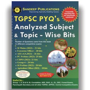 SANDEEP PUBLICATIONS TGPSC PREVIOUS PAPERS (PYQ) EM-699-420