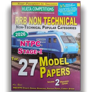 RRB NTPC-NON TECHNICAL POPULAR CATEGORIES STAGE-1, TOP 27 MODEL PAPERS BY VIJETHA COMPETITION IN ENGLISH MEDIUM189-149